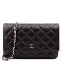 WOC Classic Quilted Caviar RFID Black