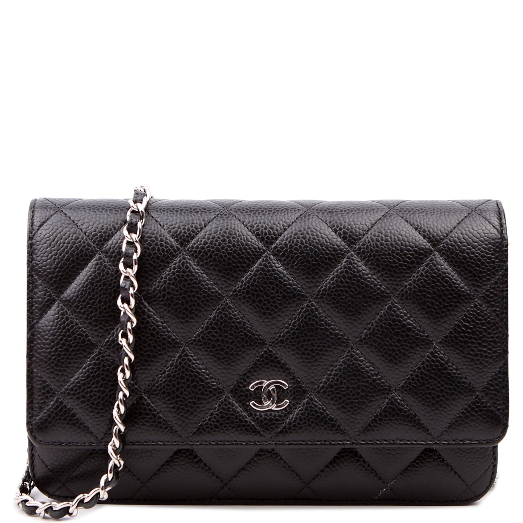 WOC Classic Quilted Caviar RFID Black