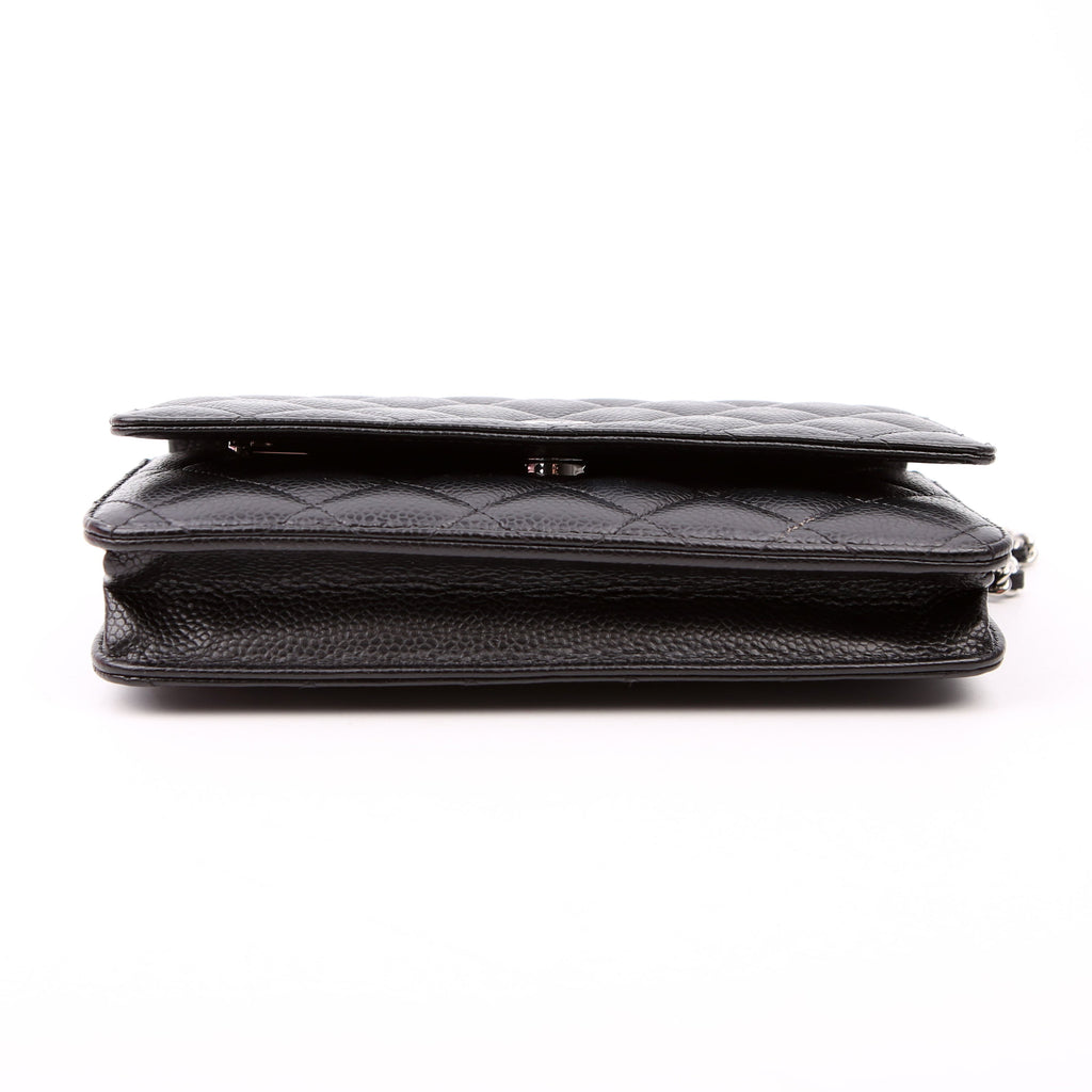 WOC Classic Quilted Caviar RFID Black