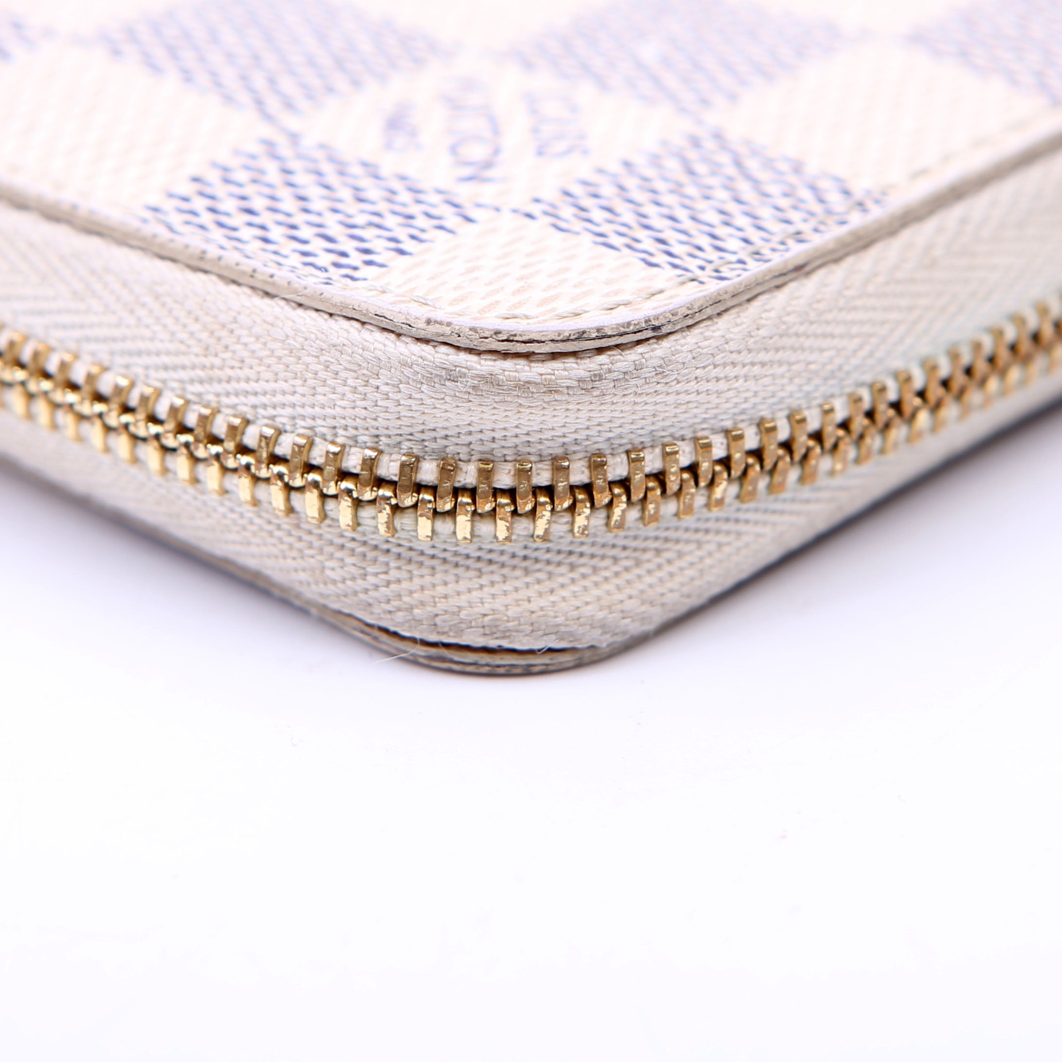 Zippy coin Purse Damier Azur