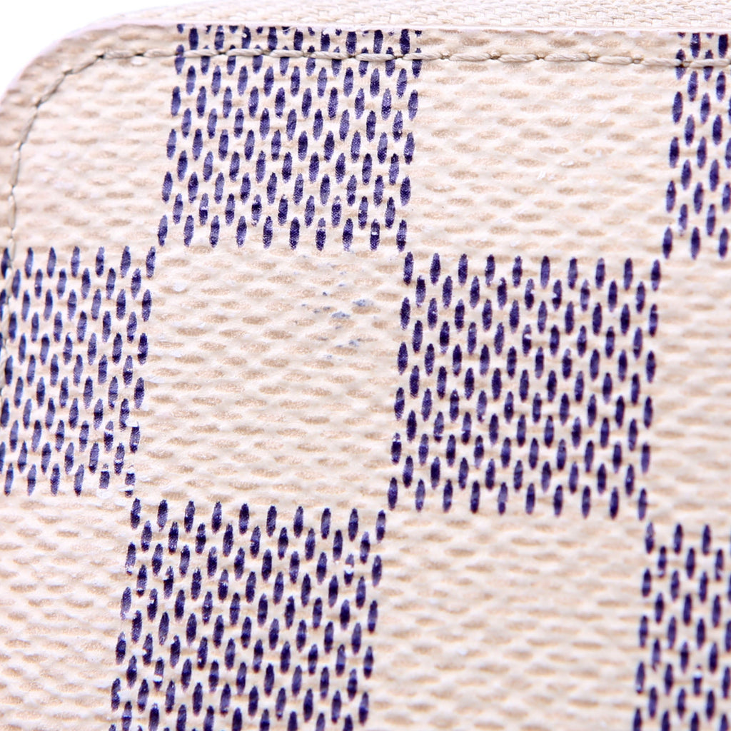 Zippy coin Purse Damier Azur