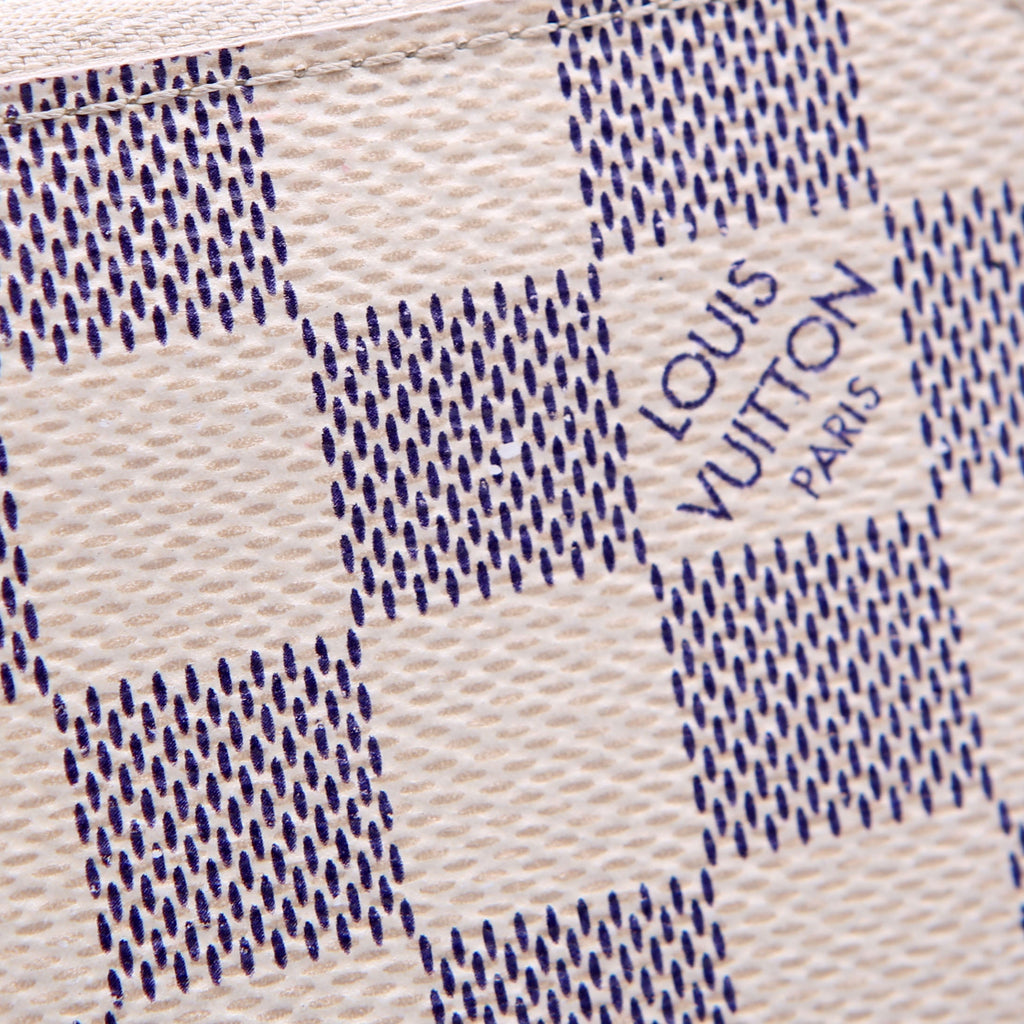 Zippy coin Purse Damier Azur
