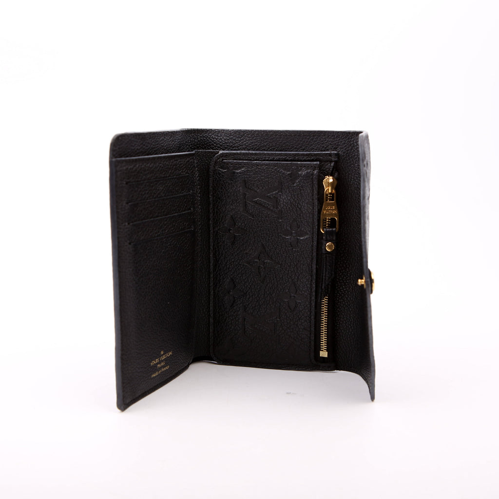 Compact Curieuse Wallet Empreinte Black