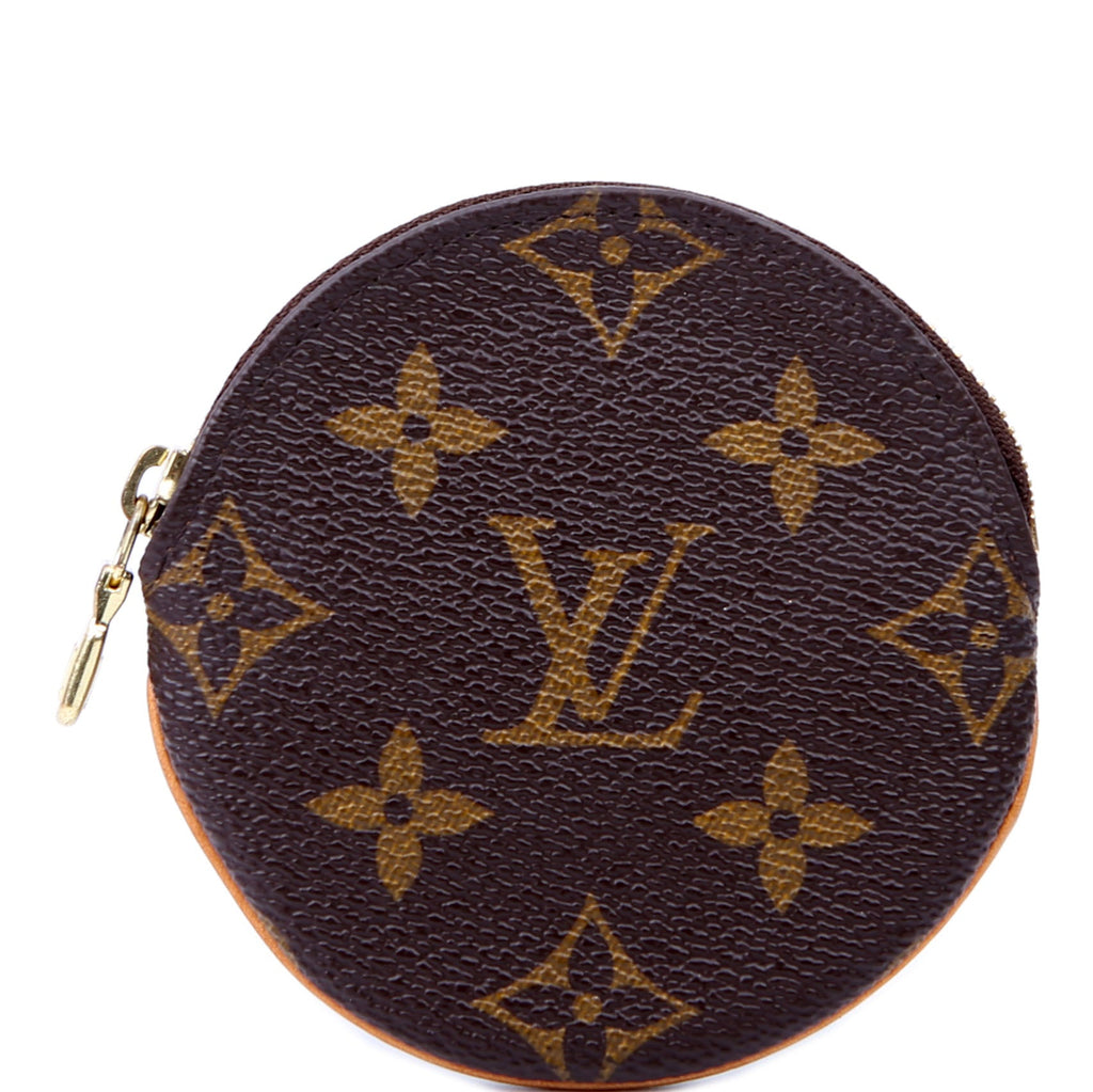 Round Coin Purse Monogram