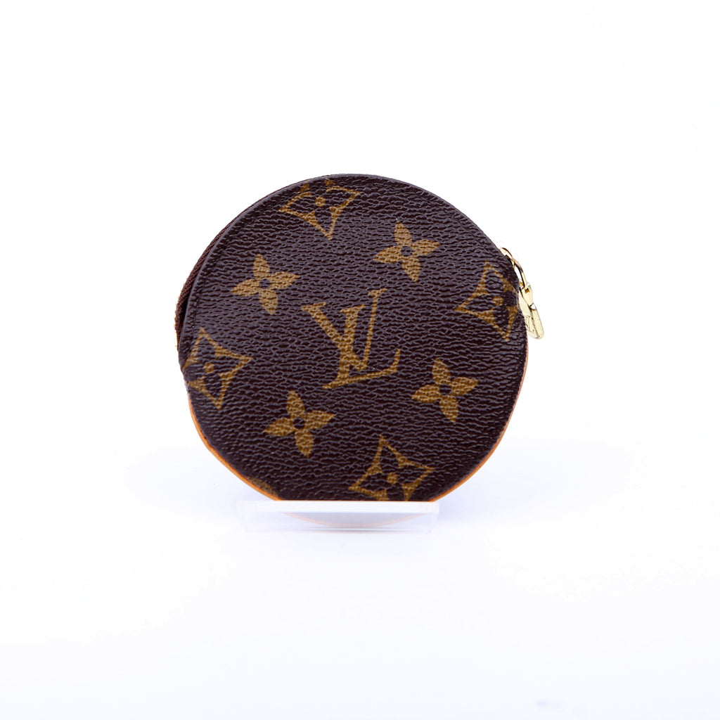 Round Coin Purse Monogram