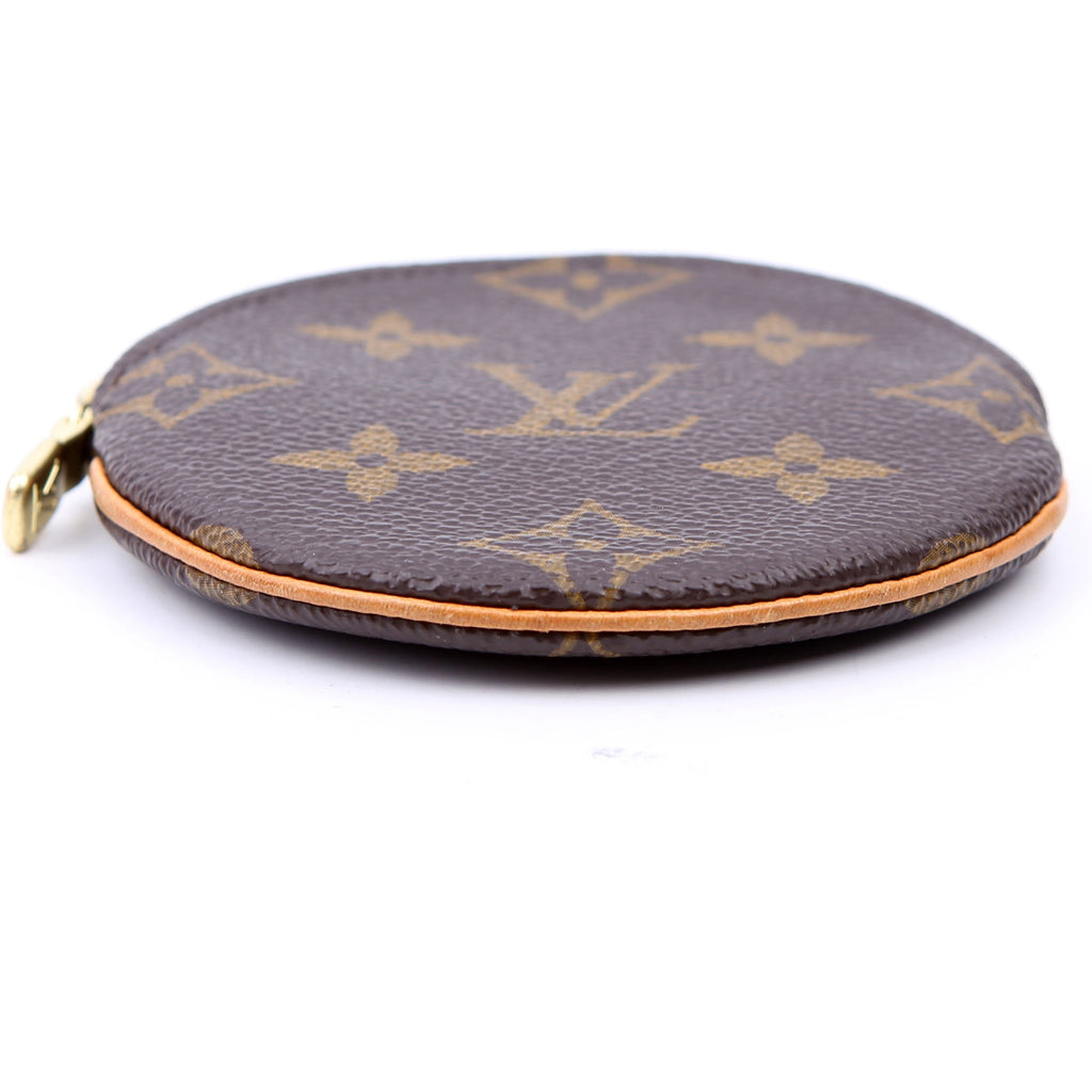 Round Coin Purse Monogram