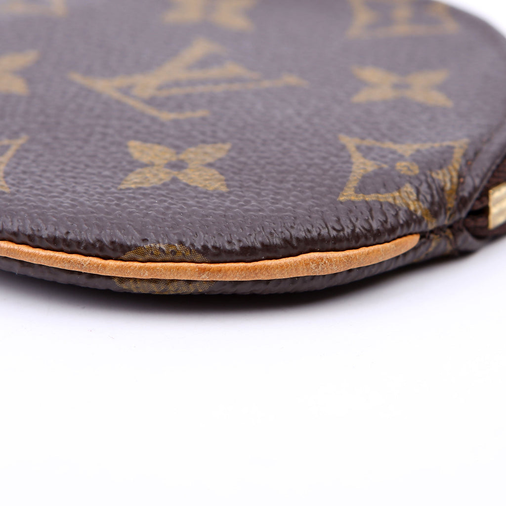 Round Coin Purse Monogram