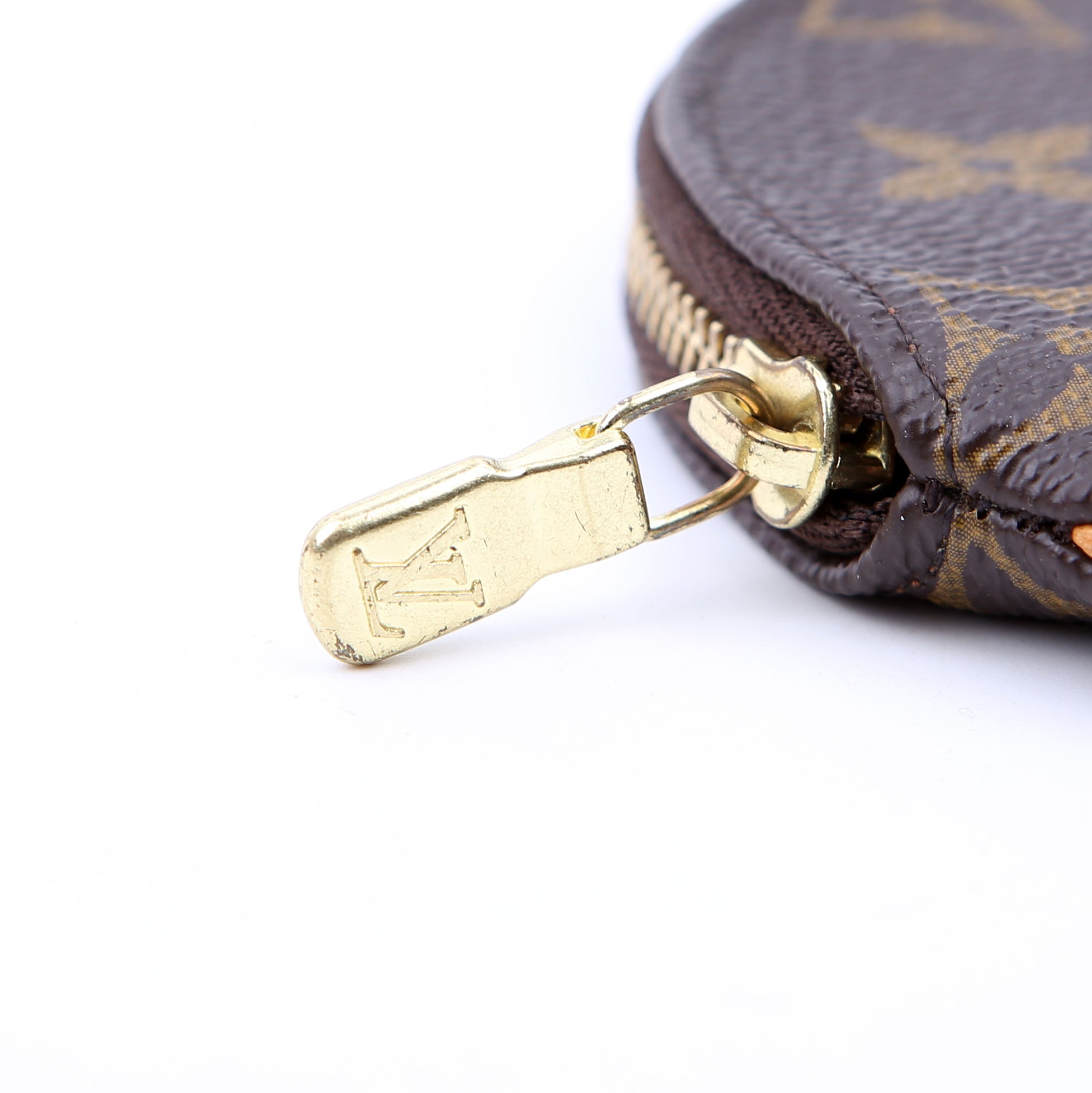 Round Coin Purse Monogram