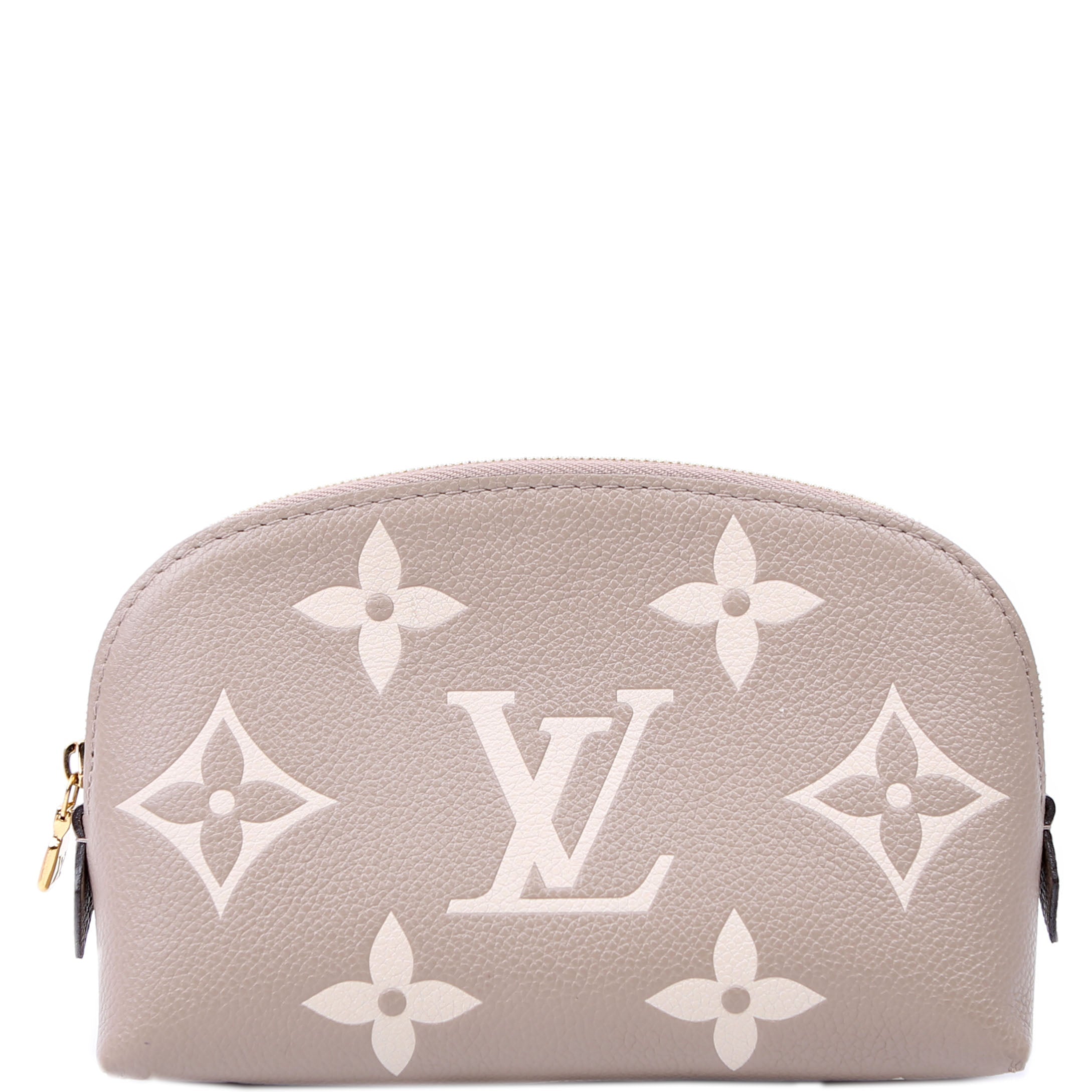 Cosmetic Pouch PM Bicolor Empreinte Taupe