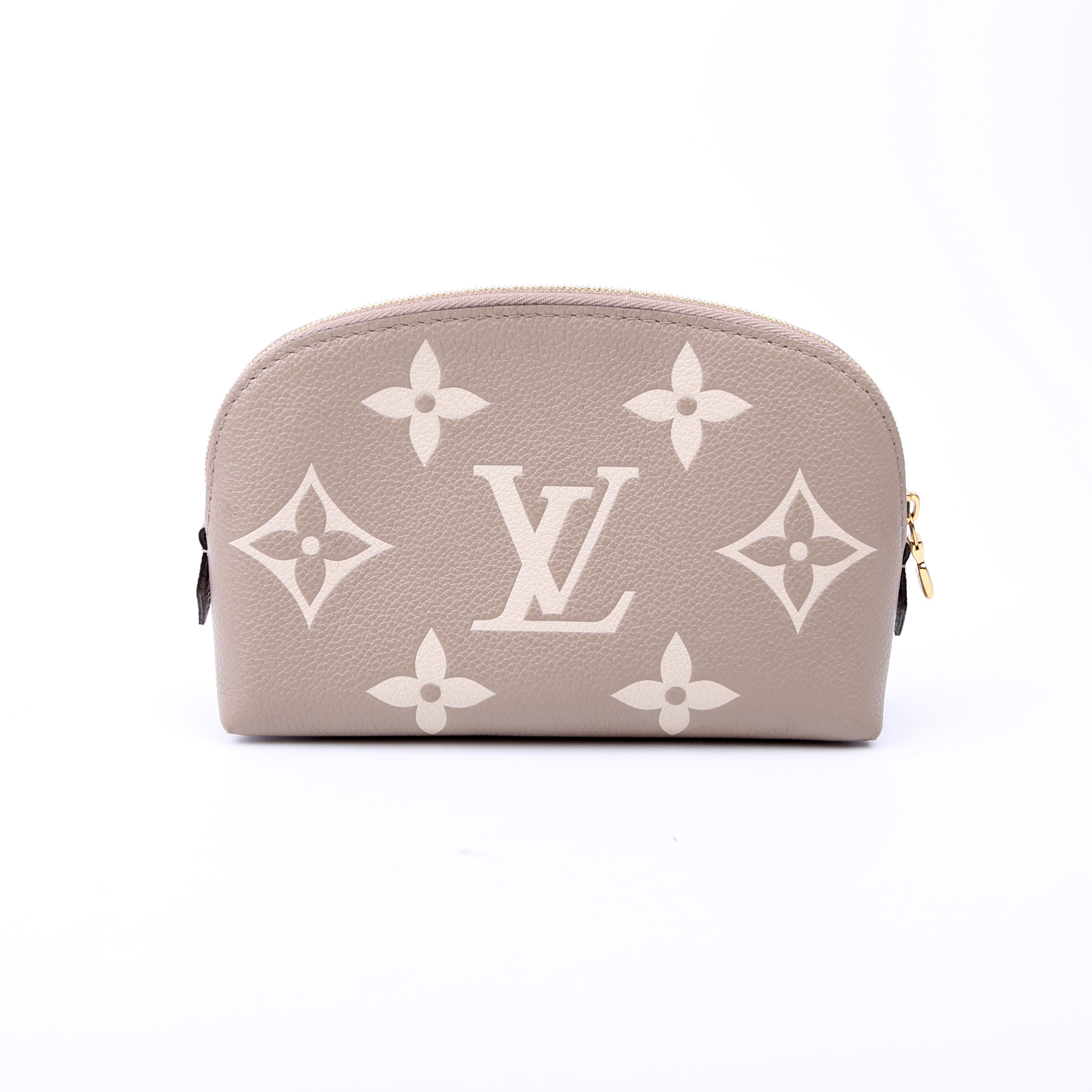 Cosmetic Pouch PM Bicolor Empreinte Taupe