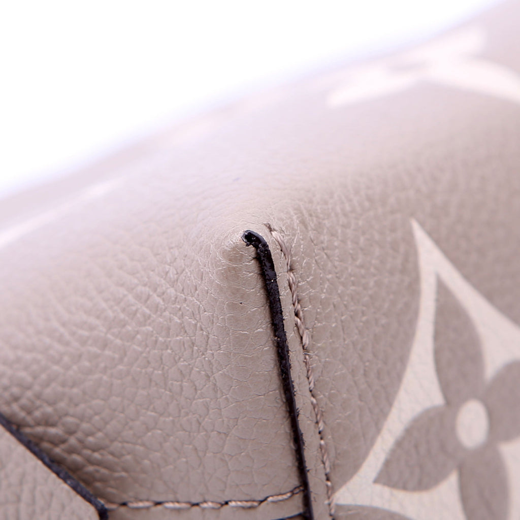 Cosmetic Pouch PM Bicolor Empreinte Taupe
