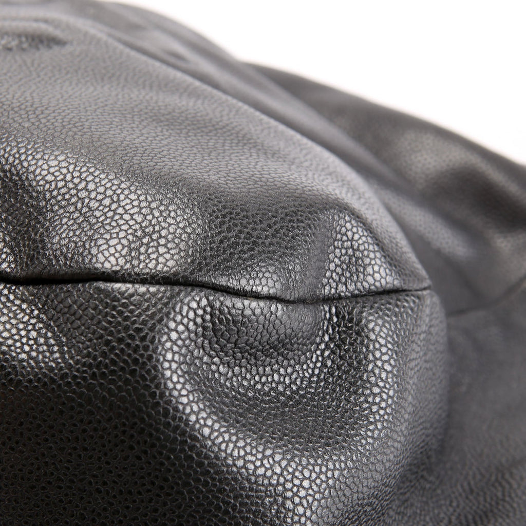 Chanel 31 Caviar Hobo Black/Silver