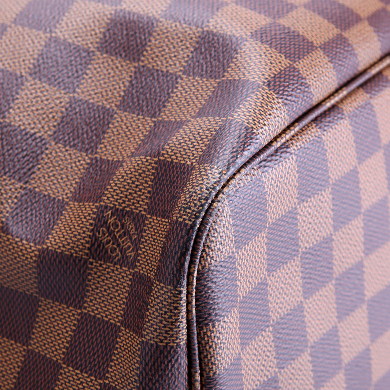 Neverfull With Wallet MM Damier Ebene Red