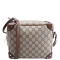 626363 GG Supreme Square Messenger Bag Beige/Brown