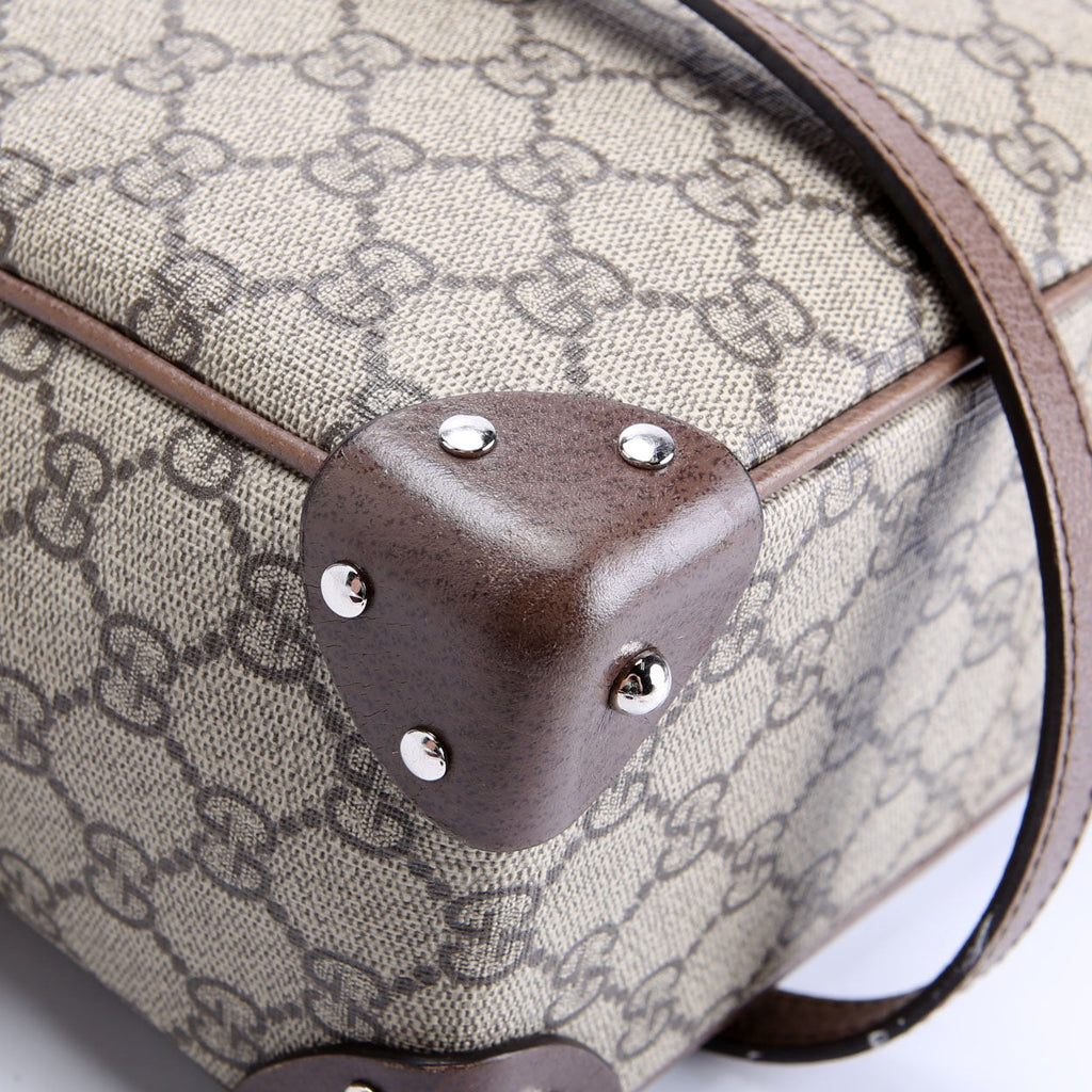 626363 GG Supreme Square Messenger Bag Beige/Brown