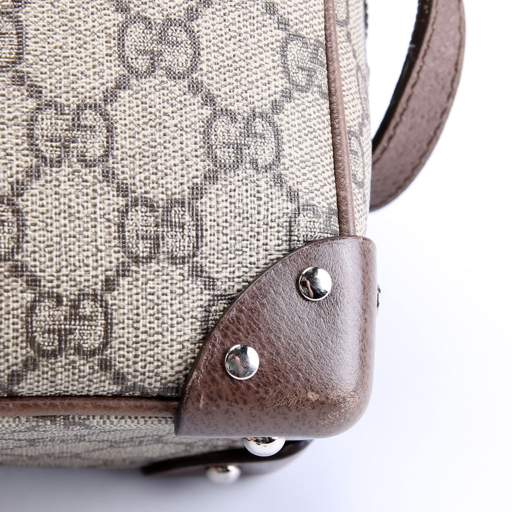 626363 GG Supreme Square Messenger Bag Beige/Brown