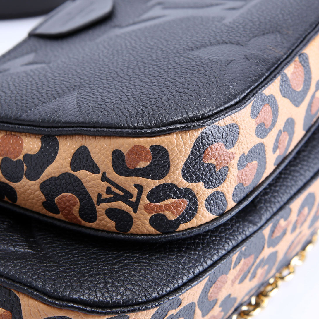Multi Pochette Giant Empriente Wild At Heart Black/Brown