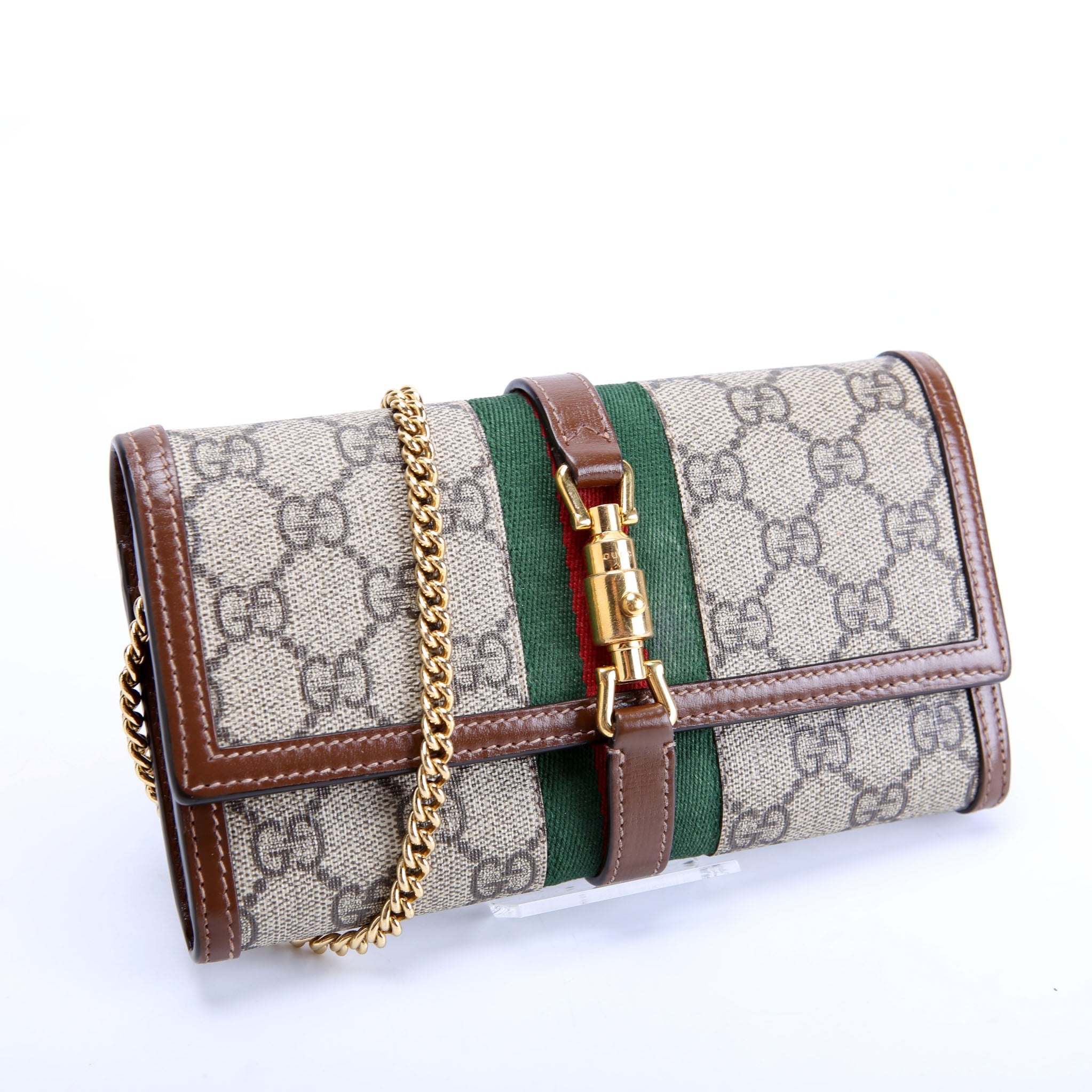 652681 Jackie 1961 Chain Wallet Brown