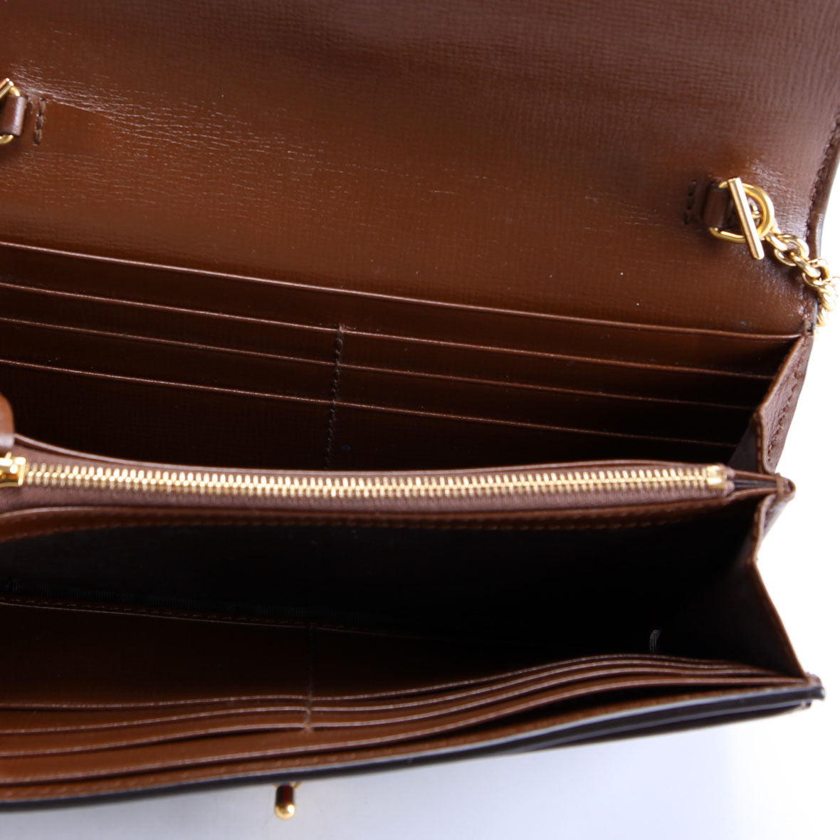 652681 Jackie 1961 Chain Wallet Brown