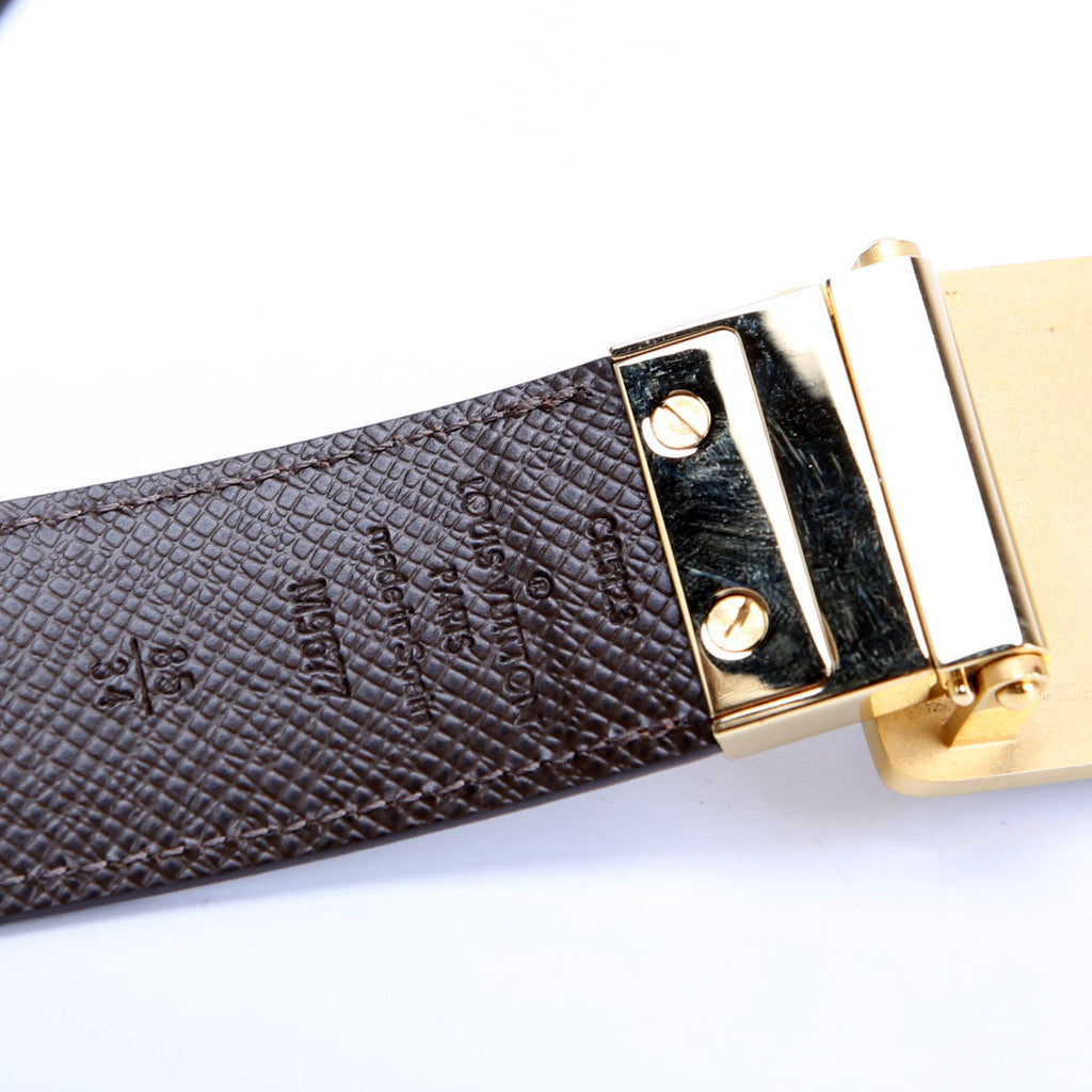 Inventeur Buckle Damier Ebene Belt Size 85/34