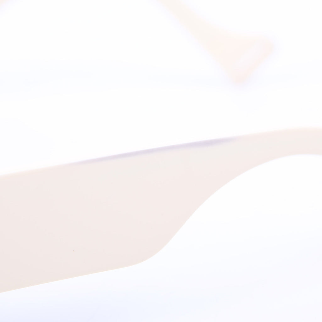 GG0516S Rectangular Narrow Crystal Sunglasses Cream