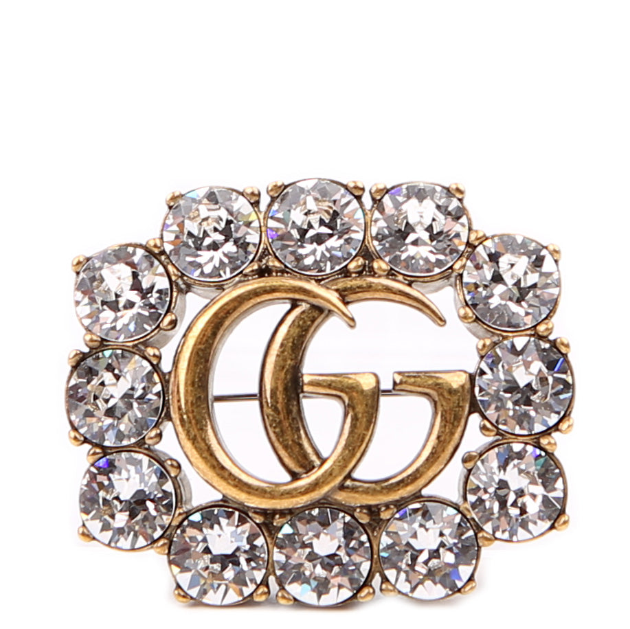 GG Marmont Crystal Brooch