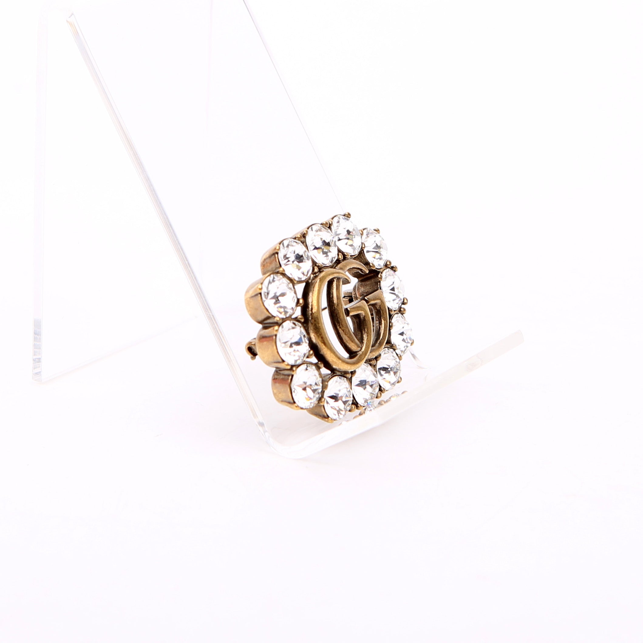 GG Marmont Crystal Brooch