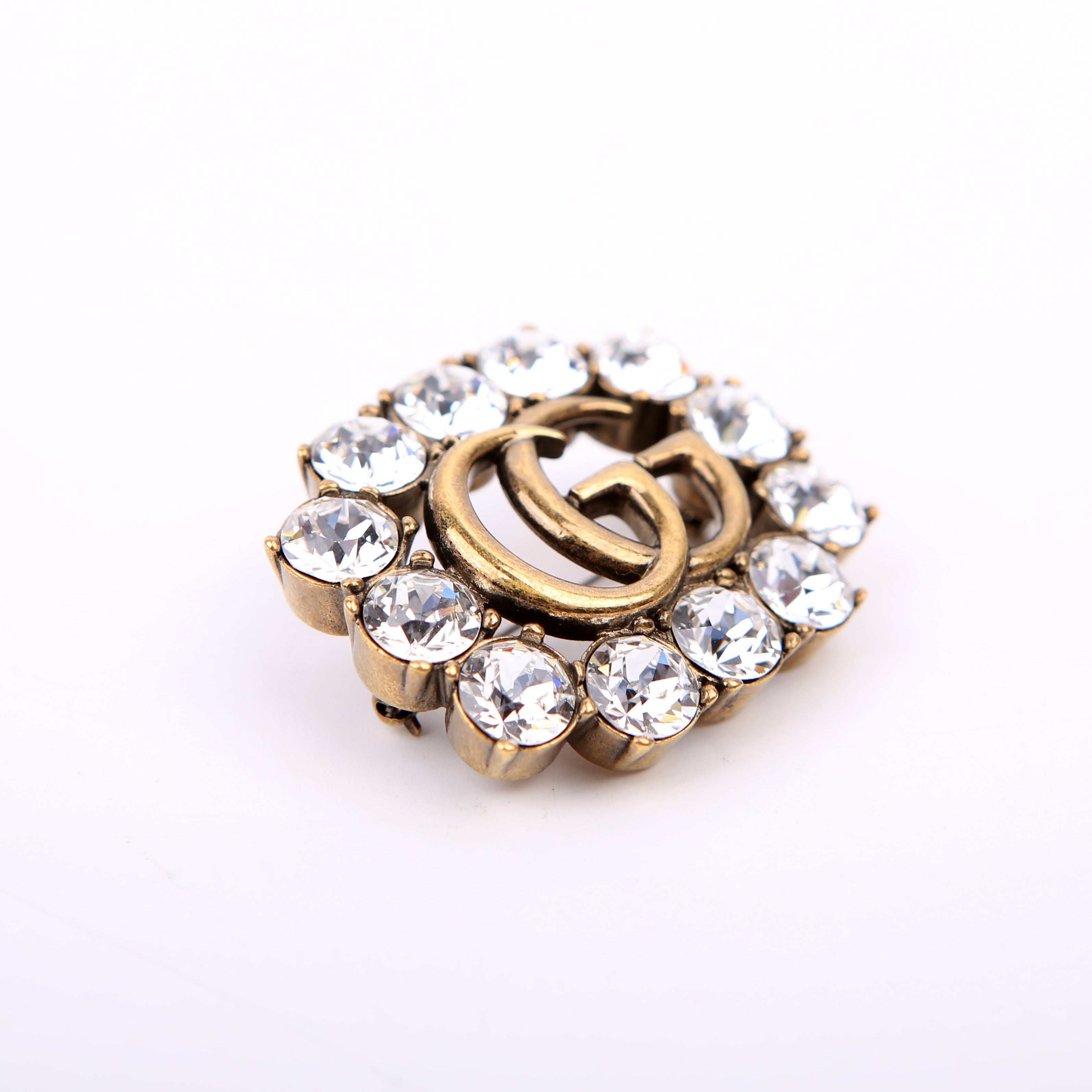 GG Marmont Crystal Brooch