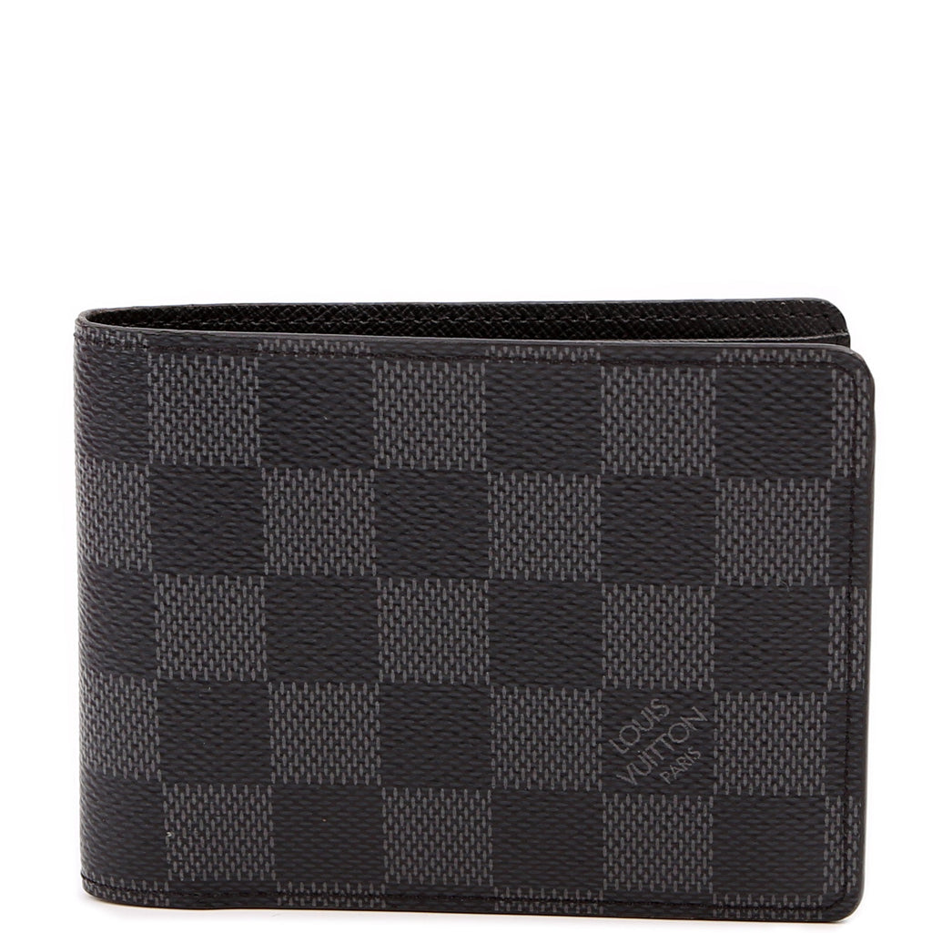 Mens Multiple Wallet Damier Graphite
