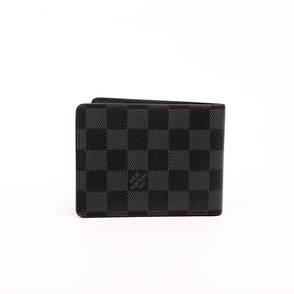 Mens Multiple Wallet Damier Graphite