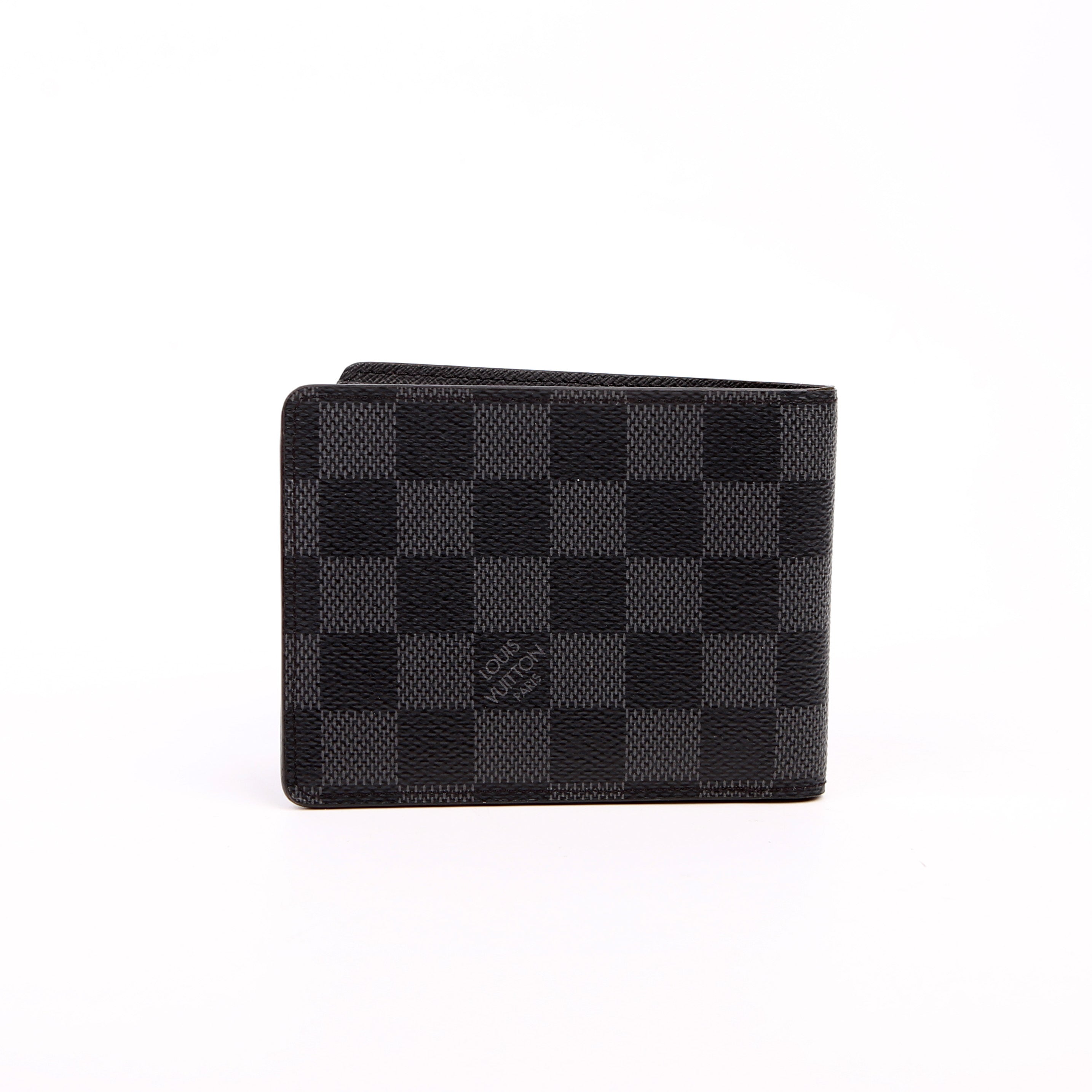 Mens Multiple Wallet Damier Graphite