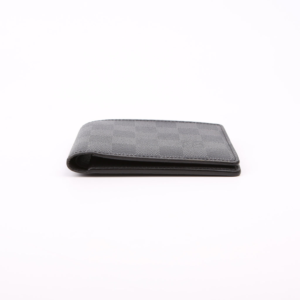 Mens Multiple Wallet Damier Graphite