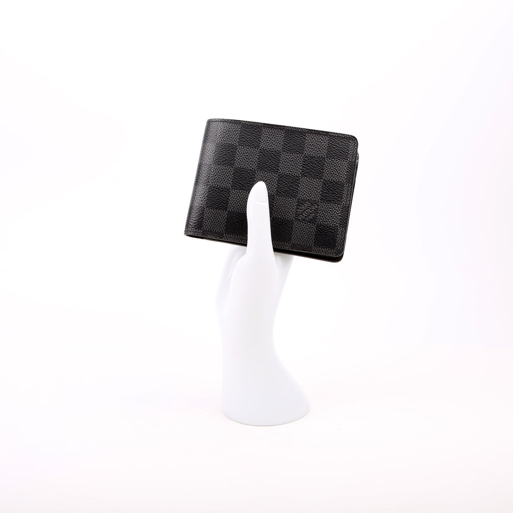Mens Multiple Wallet Damier Graphite
