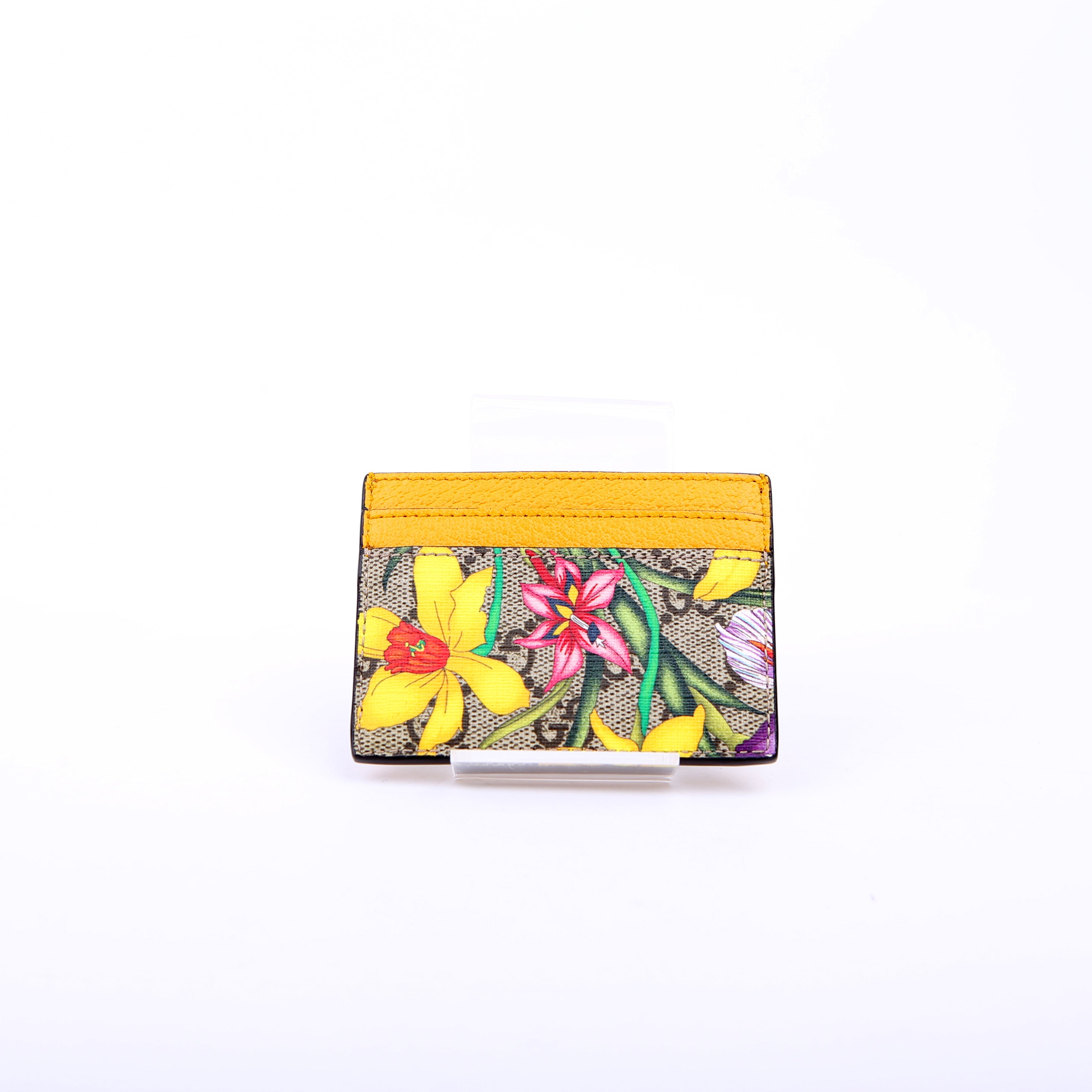 523159 Flora GG Card Case Yellow
