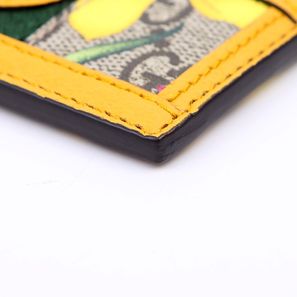 523159 Flora GG Card Case Yellow
