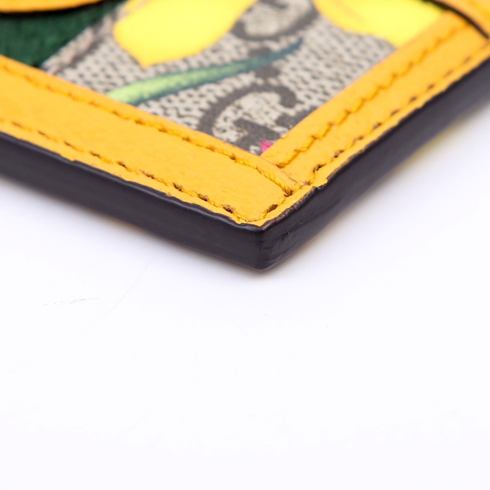 523159 Flora GG Card Case Yellow