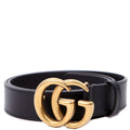 414516 GG Marmont Belt Size 80/32 Black