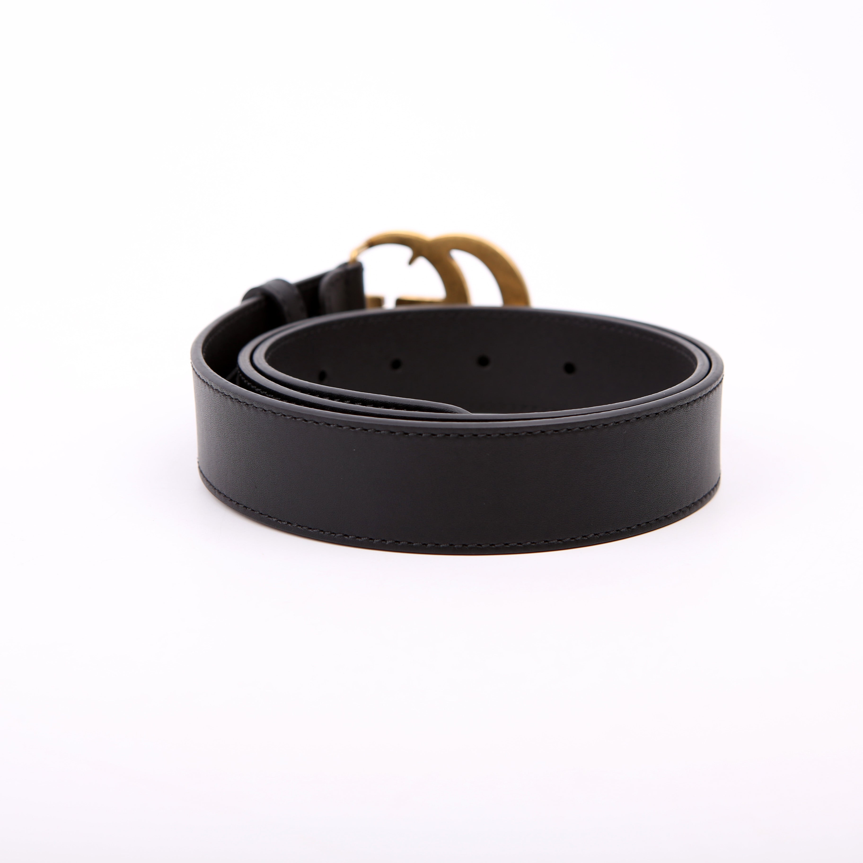414516 GG Marmont Belt Size 80/32 Black