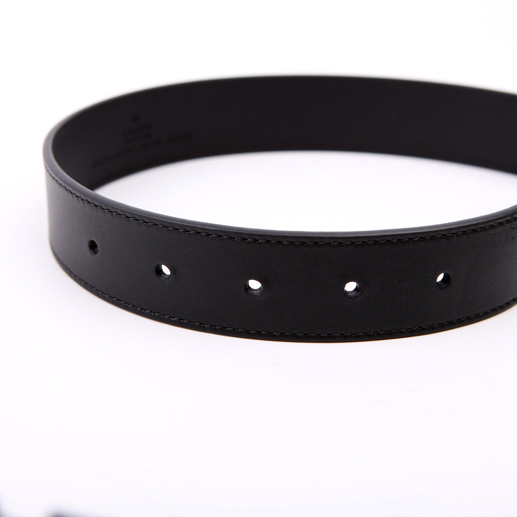 414516 GG Marmont Belt Size 80/32 Black