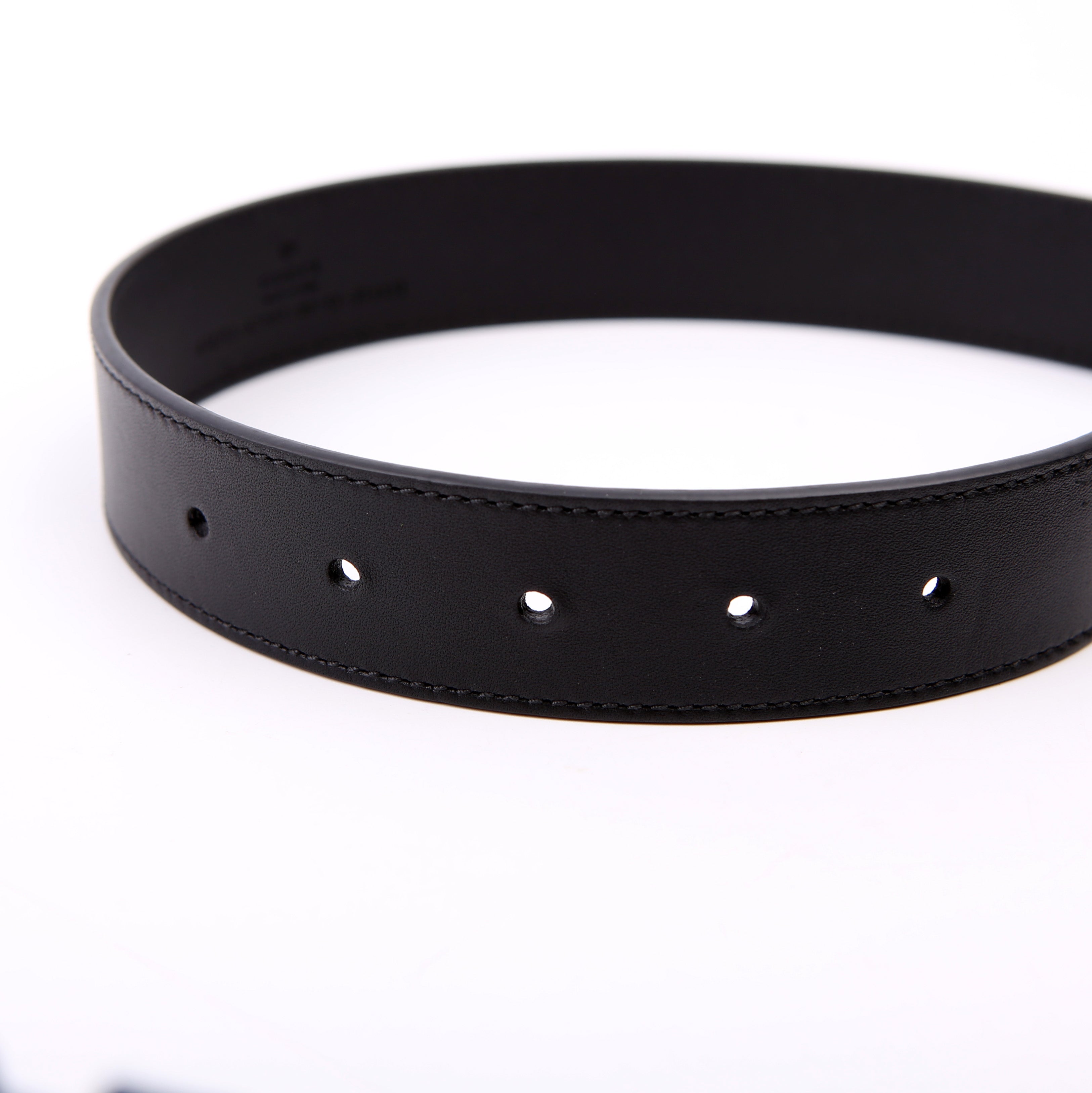414516 GG Marmont Belt Size 80/32 Black