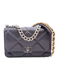Chanel 19 WOC Quilted Lambskin Grey
