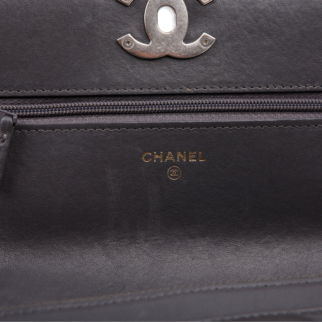 Chanel 19 WOC Quilted Lambskin Grey