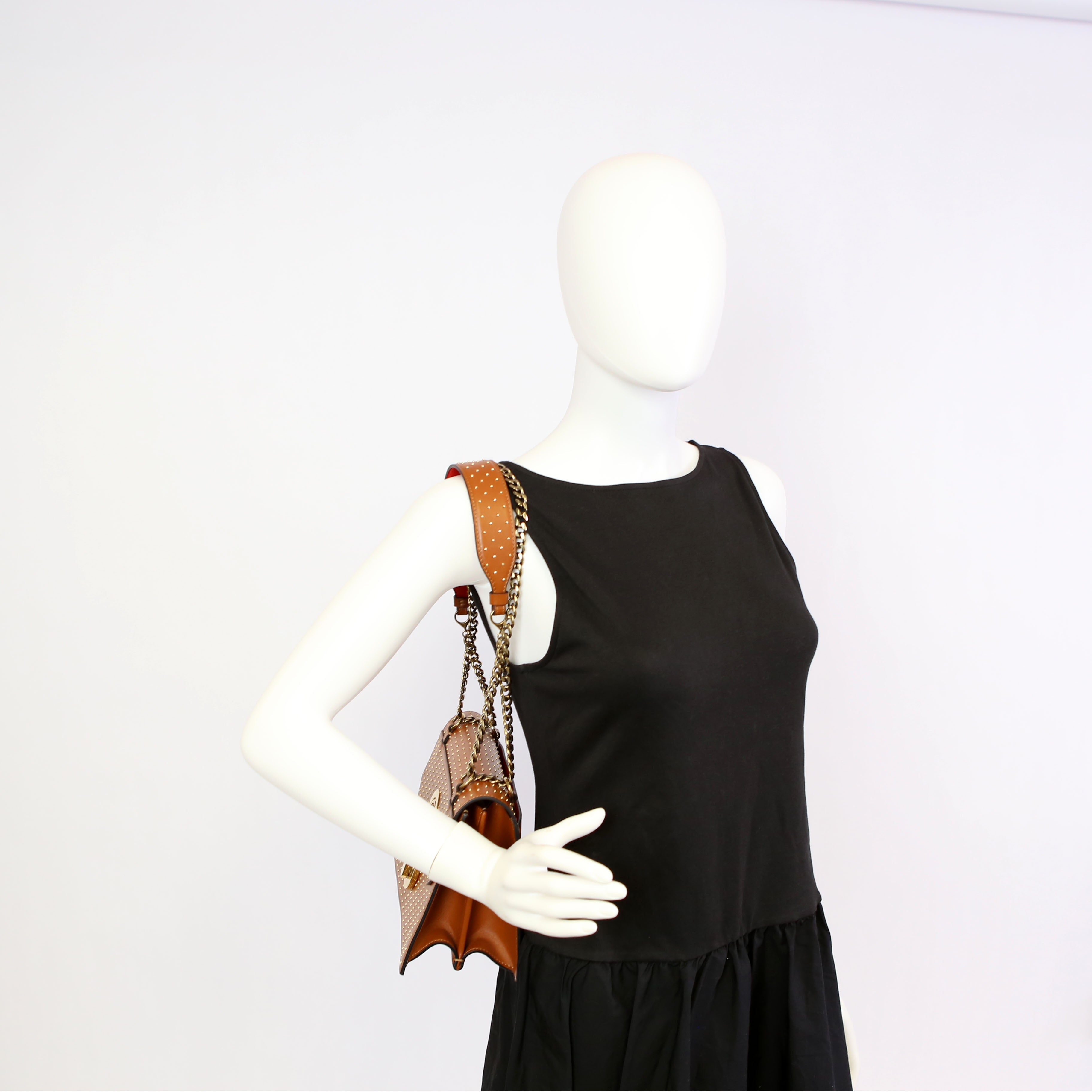 Elisa Studded Large Shoulder Bag