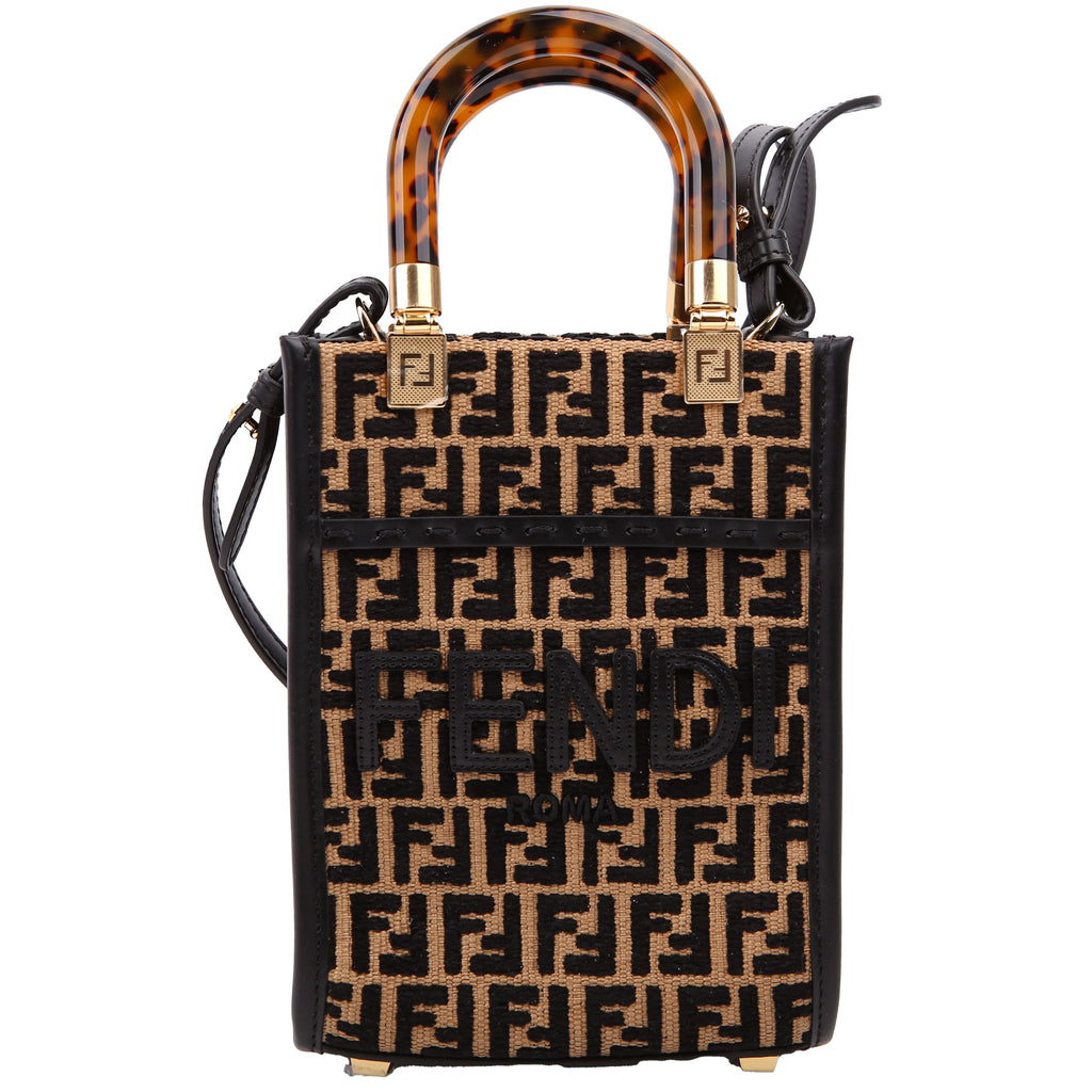 8BS051 Raffia FF Mini Sunshine Shopper