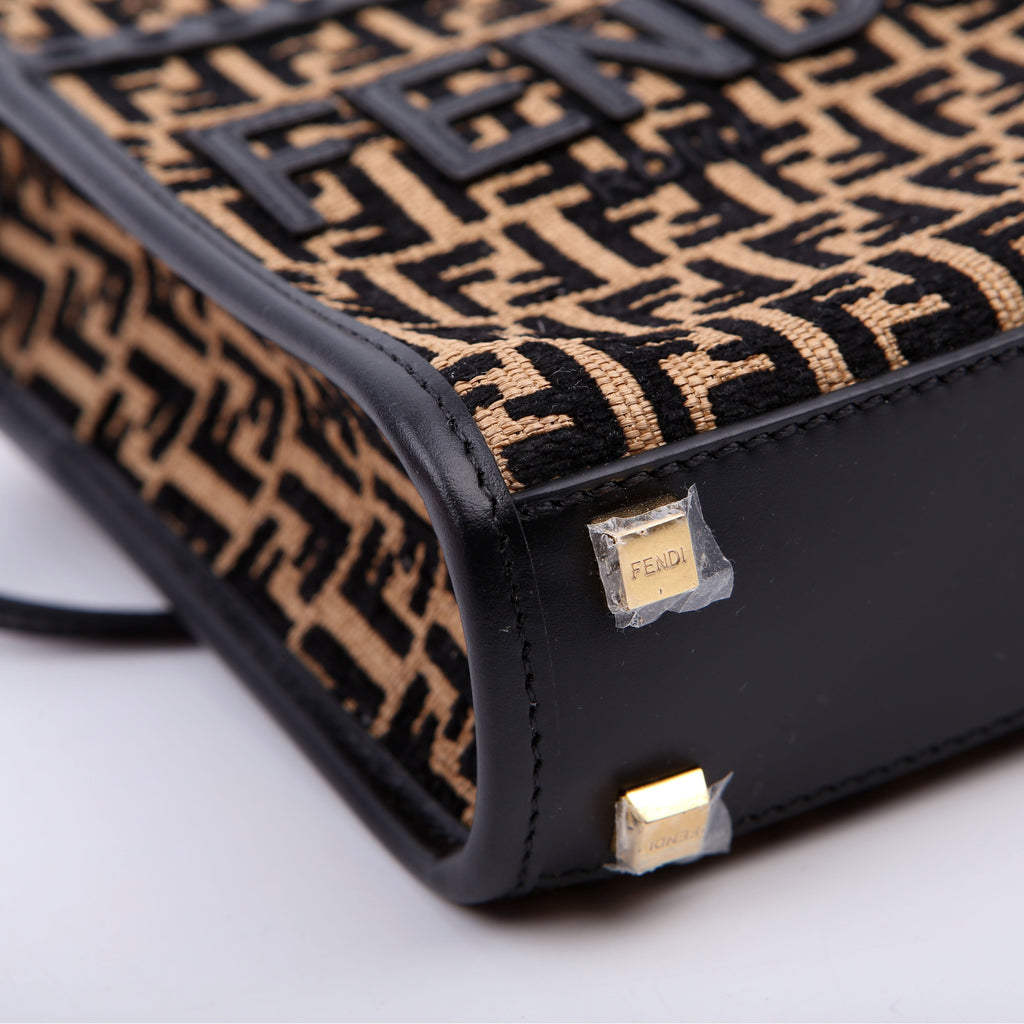 8BS051 Raffia FF Mini Sunshine Shopper