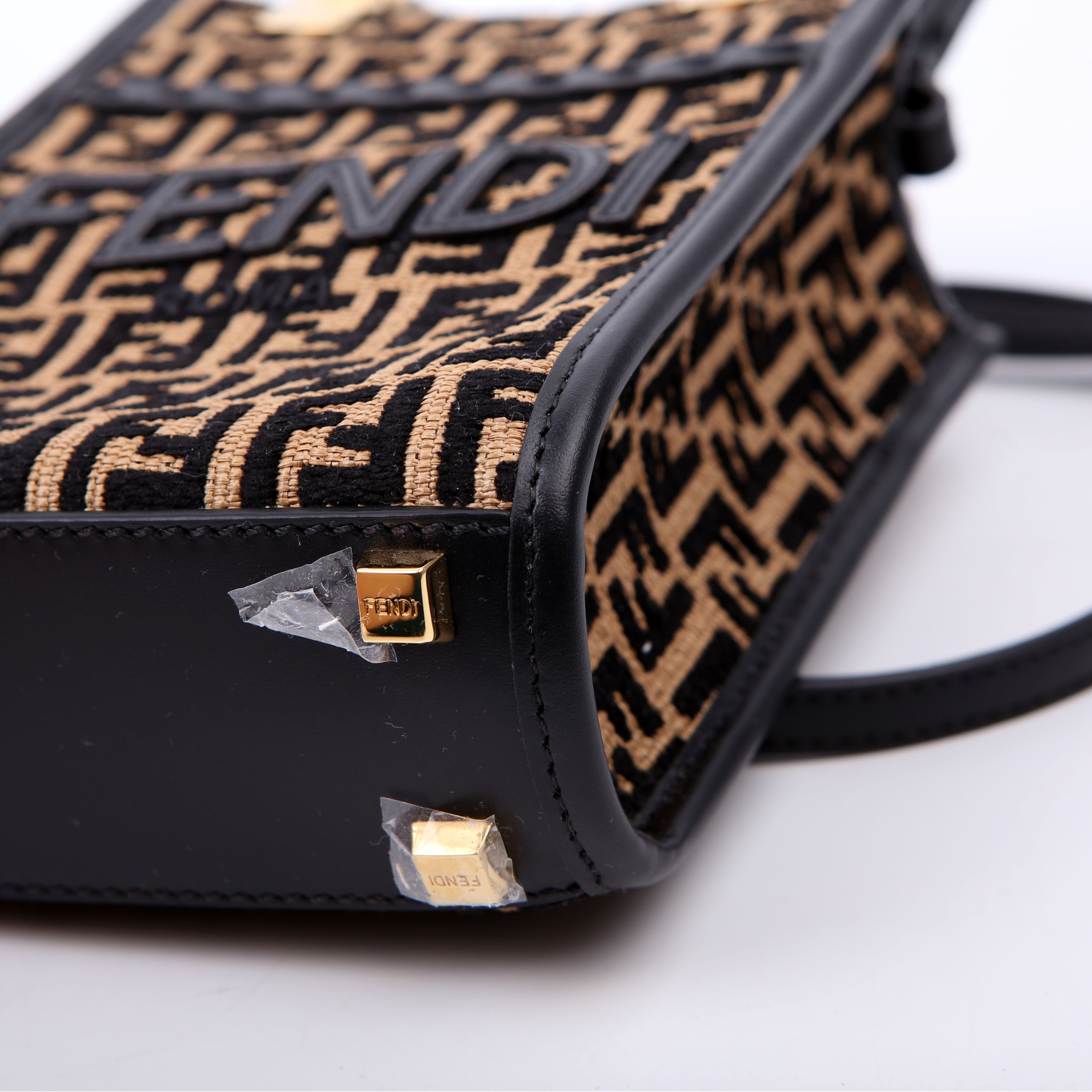 8BS051 Raffia FF Mini Sunshine Shopper