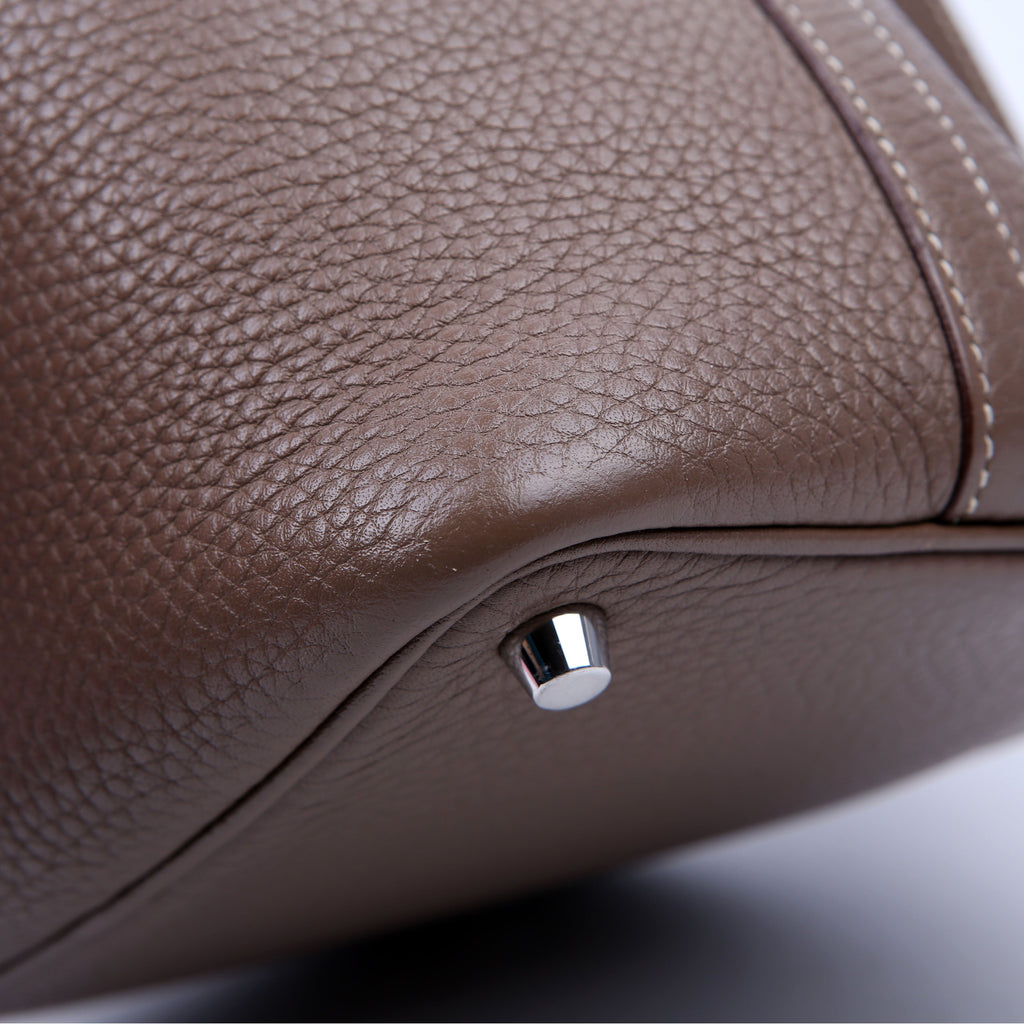 Hermes Picotin Lock PM Taurillon Clemence Taupe