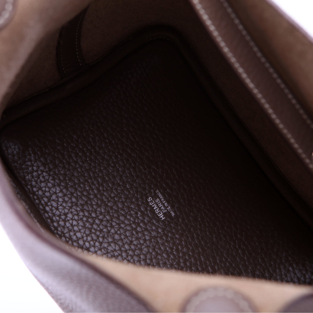 Hermes Picotin Lock PM Taurillon Clemence Taupe