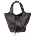 Picotin Lock PM Taurillon Clemence Black