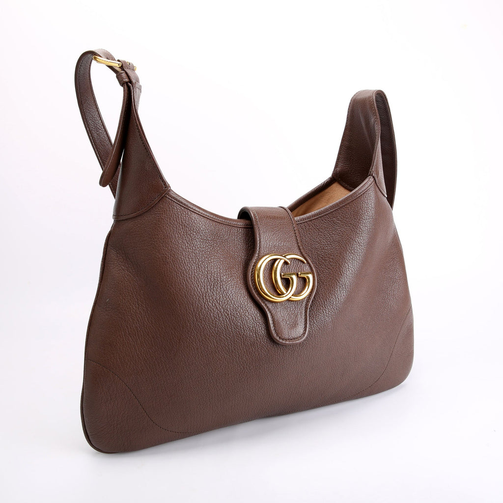 825933 Aphrodite Medium Hobo Brown/Gold